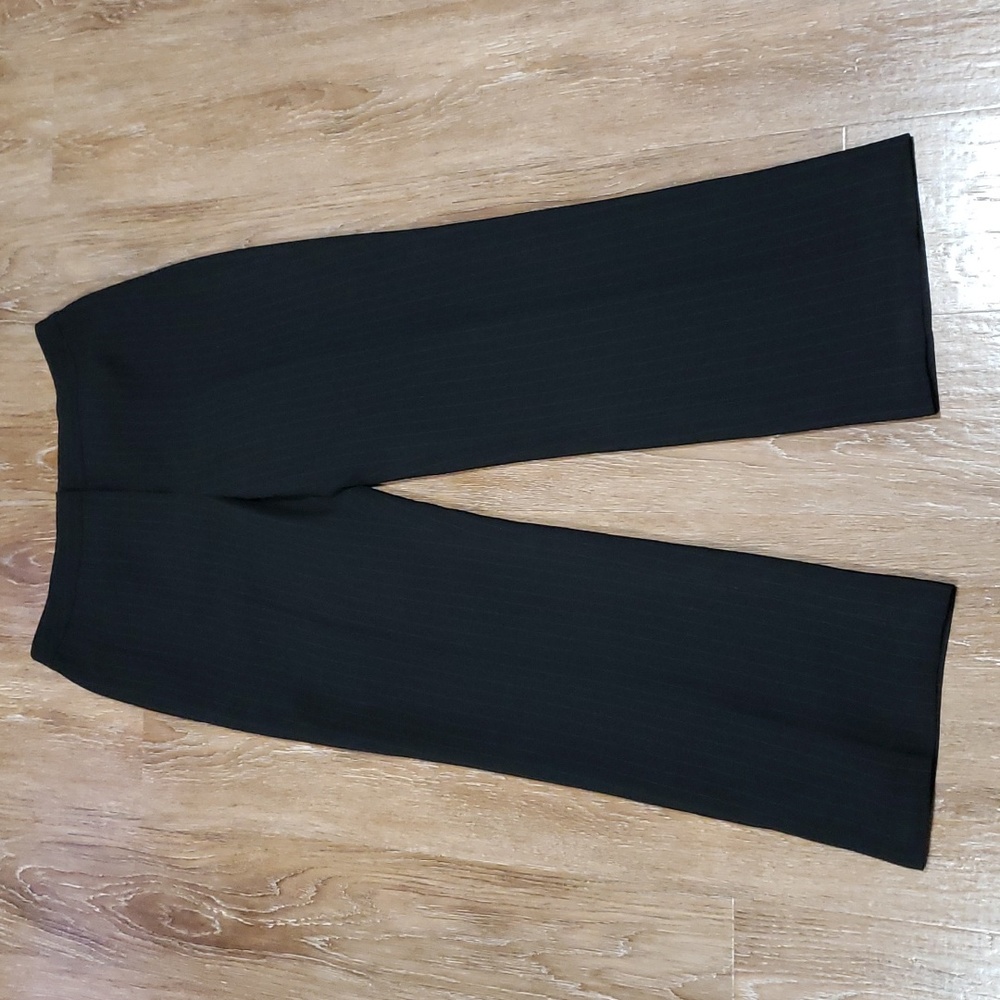 (10) Le Suit Essentials Pinstriped Straight Leg Lined Trousers Suiting Formal
